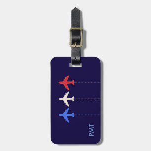 米国は飛行機で旅行する ラゲッジタグ