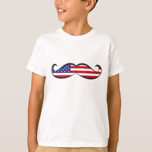 米国は髭に印を付けます Tシャツ