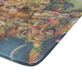 米国は-アメリカの農業及び農業地図を描きます カッティングボード (角)