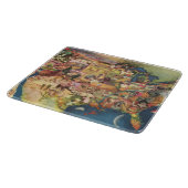 米国は-アメリカの農業及び農業地図を描きます カッティングボード (角)