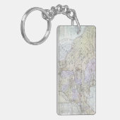 米国は、c1812地図を描きます キーホルダー (正面左)