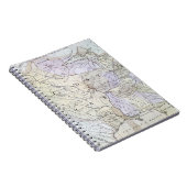 米国は、c1812地図を描きます ノートブック (右側)