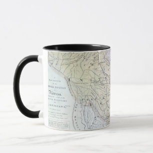 米国は、c1812地図を描きます マグカップ