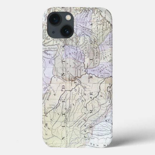 米国は、c1812地図を描きます Case-Mate iPhoneケース (裏面)