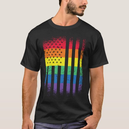 米国はLGBTプライド社会運動を非難 Tシャツ (正面)