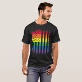 米国はLGBTプライド社会運動を非難 Tシャツ (正面フル)