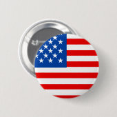 米国はTシャツおよびギフトに印を付けます 缶バッジ (正面&裏面)