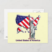 米国へようこそ ポストカード (正面/裏面)