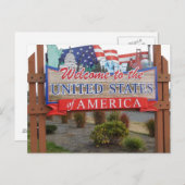米国へようこそ ポストカード (正面/裏面)