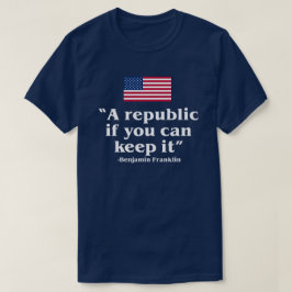 米国もし憲法保T-Sできる共和国 Tシャツ