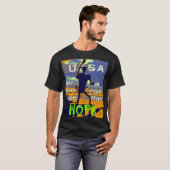 米国より強い力を持ち合わせる Tシャツ (正面フル)