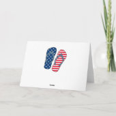 米国をテーマにした卒業写真ありがとう サンキューカード (裏面)