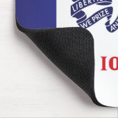 米国アイオワ州旗 マウスパッド (コーナー)