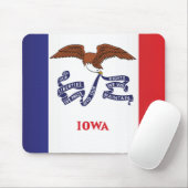 米国アイオワ州旗 マウスパッド (マウス)