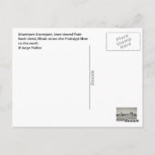 米国アイオワ州，ダベンポート ポストカード (裏面)