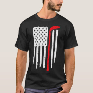 米国アイスホッケーUSA練習旗アメリカ女性男性 Tシャツ