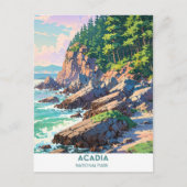 米国アカディア国立公園 ポストカード (正面)