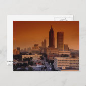 米国アトランタ、ジョージア市のパルス ポストカード (正面/裏面)