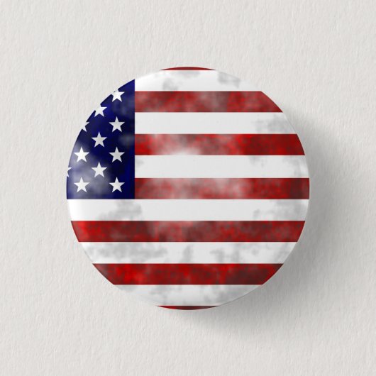 米国アメリカの標準、2つの¼のインチの円形ボタン 缶バッジ (正面)