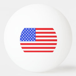 米国アメリカの赤白青のピンポン球 卓球ボール