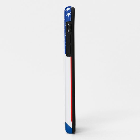 米国アメリカハイチの半分の旗米国の国 Case-Mate iPhoneケース (裏面/左)