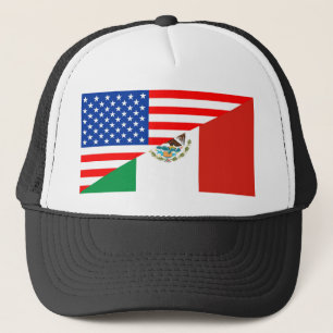 米国アメリカメキシコの半分の旗米国の国 キャップ