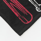 米国アメリカ国旗が7月4日赤白青を売り込む フリースブランケット (角)