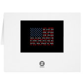 米国アメリカ国旗すべての50州名 (裏面横)