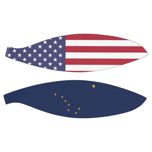 米国アラスカ州旗を持つフルサイズバスケットボール バスケットボール (パネル)