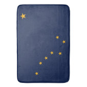 米国アラスカ州旗を持つ大きなバスマット バスマット (正面縦)