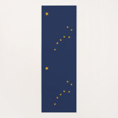 米国アラスカ州旗を持つ愛国的なヨガマット ヨガマット (裏面)