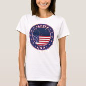 米国アラスカ州 Tシャツ (正面)