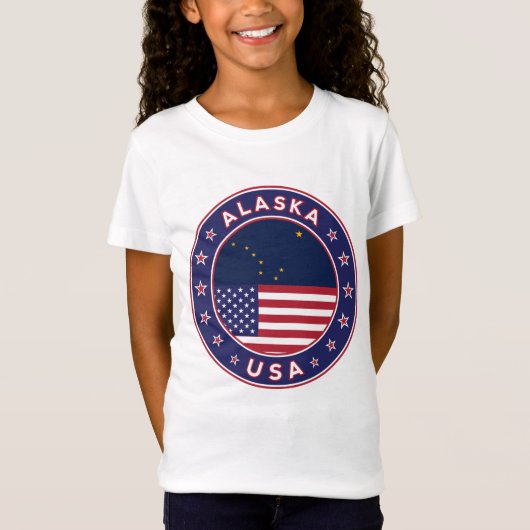 米国アラスカ州 Tシャツ (正面)
