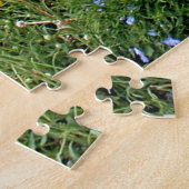 米国アラスカ，アンカレッジの花 ジグソーパズル (側面)