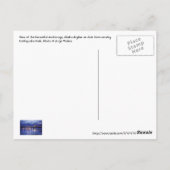 米国アラスカ，アンカレッジ ポストカード (裏面)