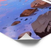 米国アラスカ ポスター (コーナー)