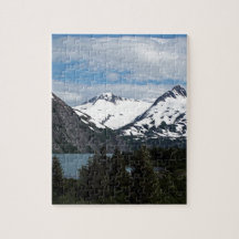 米国アラスカ,ポーテージ湖