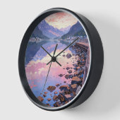 米国アラスカ 壁時計 (傾斜)