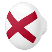 米国アラバマ州旗とセラミックノブの引っ張り セラミックノブ (右)