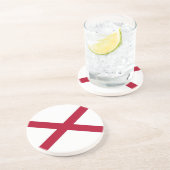 米国アラバマ州旗を持つコースター コースター (側面)