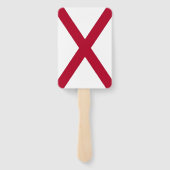 米国アラバマ州旗を持つハンドファンのセット ハンドファン (裏面)