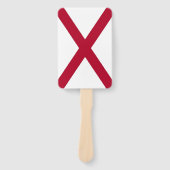 米国アラバマ州旗を持つハンドファンのセット ハンドファン (正面)