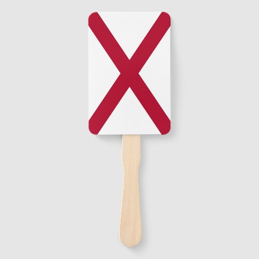 米国アラバマ州旗を持つハンドファンのセット ハンドファン (正面)