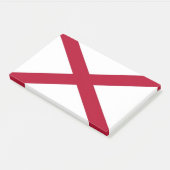 米国アラバマ州旗を持つポストイットノート ポストイット (アングル)