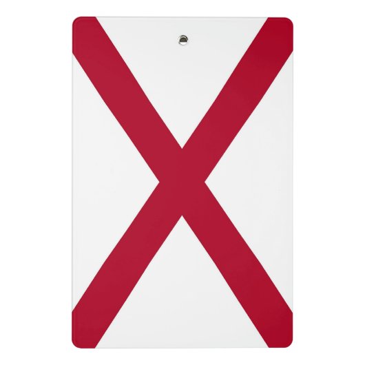 米国アラバマ州旗を持つミニクリップボード ミニクリップボード (裏面)