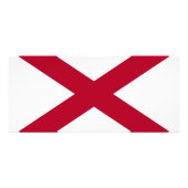 米国アラバマ州旗を持つラックカード ラックカード (裏面)