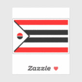 米国アラパホ州旗 シール (シート)