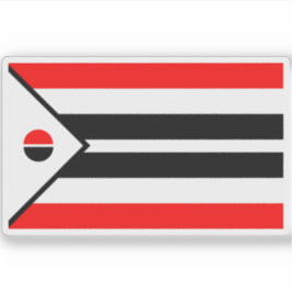 米国アラパホ州旗 シール