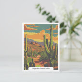 米国アリゾナ州さぐろ国立公園 ポストカード (スタンド正面)