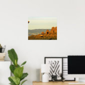 米国アリゾナ州セドナの熱気球。 ポスター (ホームオフィス)